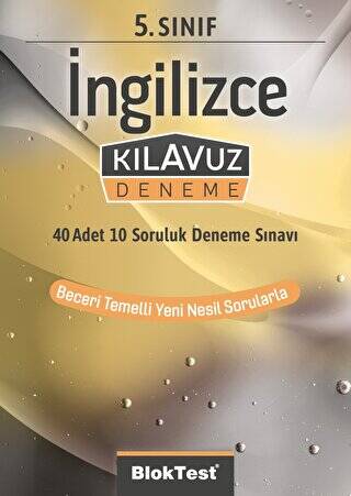 5. Sınıf İngilizce Kılavuz Deneme - 1