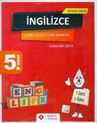 5. Sınıf İngilizce Konu Özetli Soru Bankası - 1