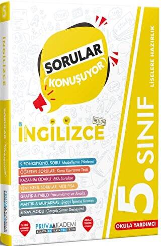 5. Sınıf İngilizce Sorular Konuşuyor Soru Bankası - 1