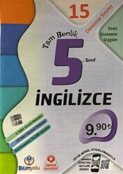 5. Sınıf İngilizce Tam Benlik 15 Deneme Sınavı - 1