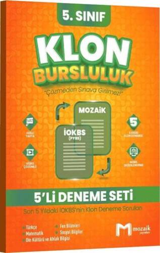 5. Sınıf Klon 5 li Deneme Seti - 1