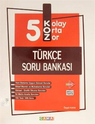 5. Sınıf Koz Türkçe Soru Bankası - 1