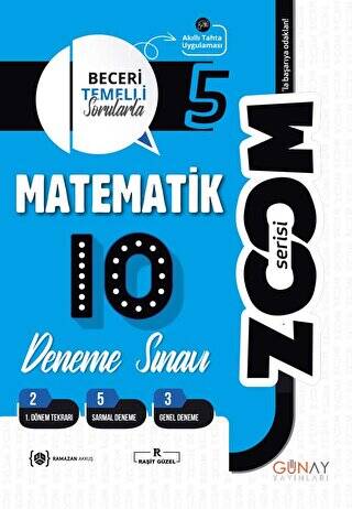 5. Sınıf Matematik 10 Deneme Zoom Serisi - 1