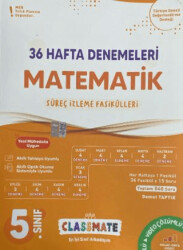 5. Sınıf Matematik Classmate 36 Hafta Denemeleri - Okyanus Yayınları