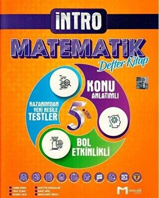 5. Sınıf Matematik İntro Defter Kitap - 1