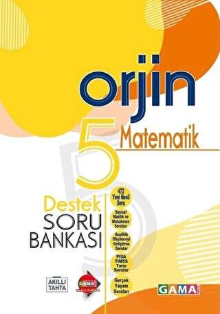 5. Sınıf Matematik Orjin Destek Soru Bankası - 1