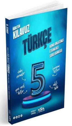 5. Sınıf Öğreten Kılavuz Türkçe Konu Anlatımlı Etkinlikli Soru Bankası - 1