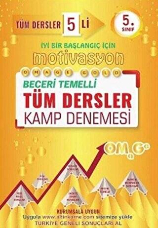 5. Sınıf Omage Tüm Dersler 5 li Motivasyon Kamp Denemesi - 1