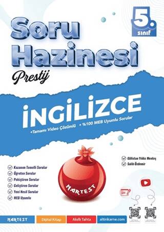 5. Sınıf Prestij İngilizce Soru Hazinesi - 1