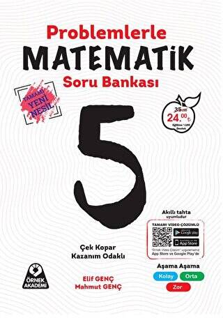 5. Sınıf Problemlerle Matematik Soru Bankası - 1