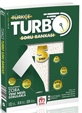 5. Sınıf Turbo Türkçe Soru Bankası - 1