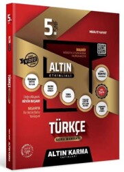 5. Sınıf Türkçe Altın Etkinlikli Kazanım Soru Bankası - Altın Karma Yayınları