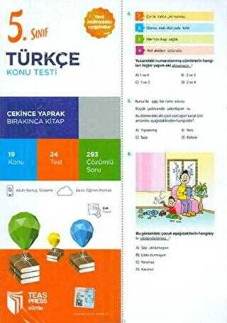 5. Sınıf Türkçe Konu Testi - 1