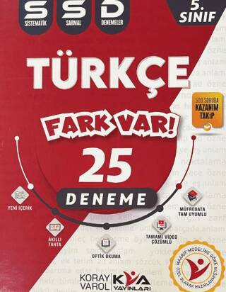 5. Sınıf Türkçe Sarmal 25 Deneme - 1