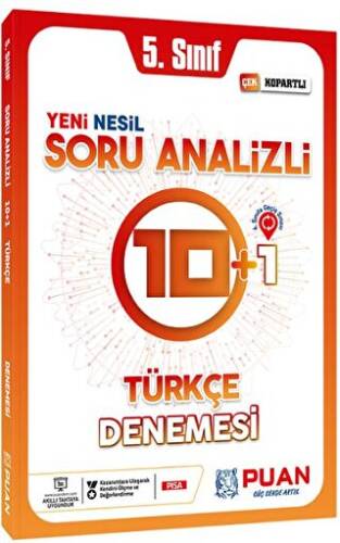 5. Sınıf Türkçe Soru Analizli 10+1 Deneme - 1