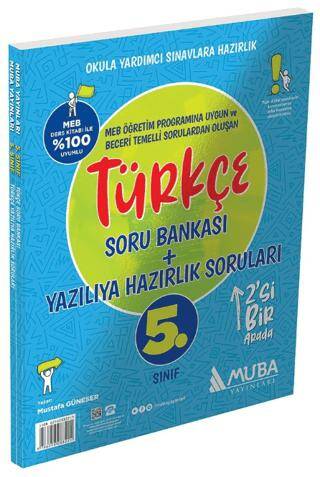 5. Sınıf Türkçe Soru Bankası + Yazılıya Hazırlık Soruları 2`si 1 Arada - 1