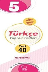 5. Sınıf Türkçe Yaprak Test 40 Test - 1