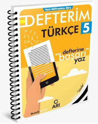 5. Sınıf Türkçe Defterim - 1