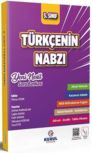 5. Sınıf Türkçenin Nabzı Yeni Nesil Soru Bankası - 1