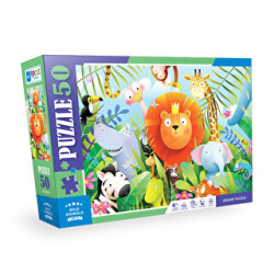 50 Parça Puzzle - Wild Animals Vahşi Hayvanlar - 1