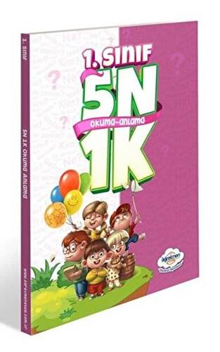 5N1K 1. Sınıf Okuma Anlama Kitabı - 1