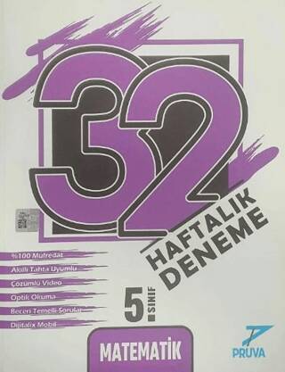 5.sınıf Matematik 32 Haftalık Deneme - 1