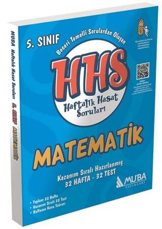 5.Sınıf Matematik Haftalık Hasat Soruları HHS - 1