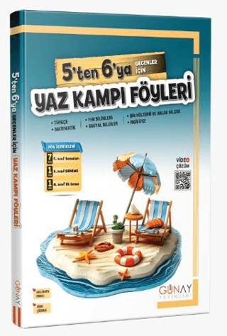 5`ten 6`ya Geçenler İçin Yaz Kampı Föyleri - 1