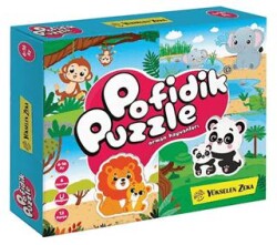 6-16 Ay İlk Pofidik Magnet Puzzle - Orman Hayvanları - Yükselen Zeka Yayınları