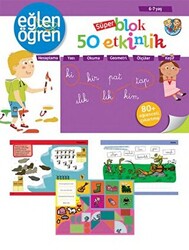 6 - 7 Yaş Süper Blok, 50 Etkinlik - Eğlen Öğren - Dstil Tasarım İletişim Yayınları