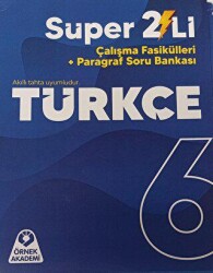 6. Sınıf 2`li Türkçe Çalışma Fasikülleri + Paragraf Soru Bankası - 1