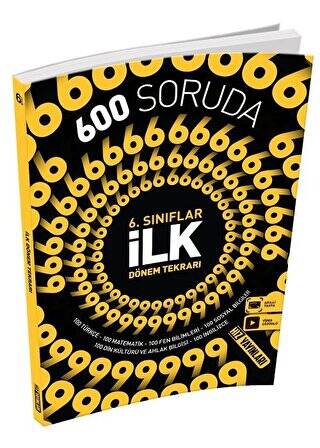 6. Sınıf 600 Soruda İlk Dönem Tekrarı - 1
