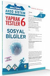 6. Sınıf Akıllı Damla Sosyal Bilgiler Yaprak Testi - 1