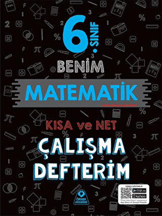 6. Sınıf Benim Matematik Çalışma Defterim - 1