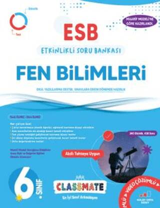 6. Sınıf Classmate Fen Bilimleri Etkinlikli Soru Bankası - 1