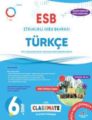 6. Sınıf Classmate Türkçe Etkinlikli Soru Bankası - 1