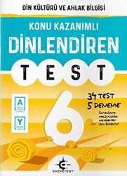 6. Sınıf Din Kültürü ve Ahlak Bilgisi Dinlendiren Test - 1