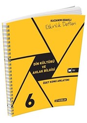 6. Sınıf Din Kültürü ve Ahlak Bilgisi Özet Konu Anlatımlı Etkinlik Kitabı - 1