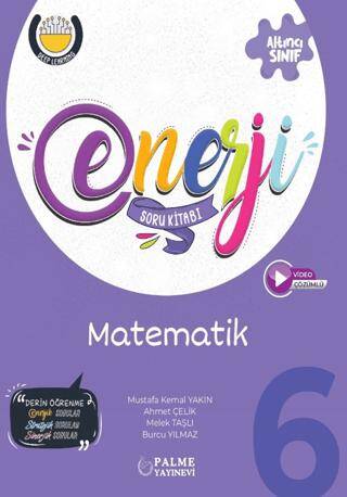 6. Sınıf Enerji Matematik Soru Kitabı - 1