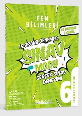 6. Sınıf Fen Bilgisi Branş Denemesi - 1