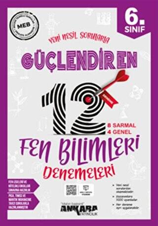 6. Sınıf Fen Bilimleri Güçlendiren 12 Deneme - 1