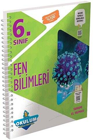 6. Sınıf Fen Bilimleri Okulum Akıllı Defter - 1