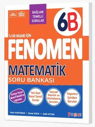 6. Sınıf Fenomen Matematik Soru Bankası - 1