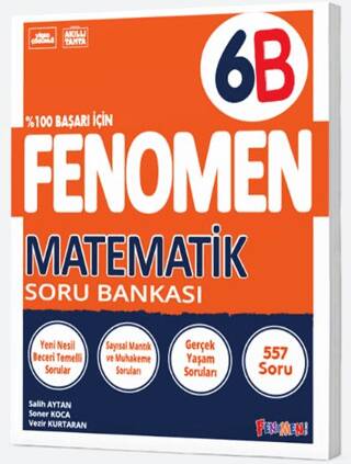 6. Sınıf Fenomen Matematik Soru Bankası - 1