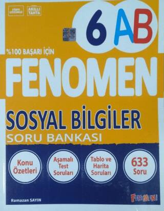 6. Sınıf Fenomen Sosyal Bilgiler Soru Bankası A-B - 1