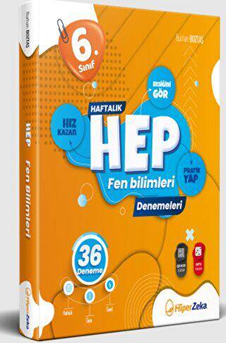 6. Sınıf Haftalık Hep Fen Bilimleri 36 Deneme - 1