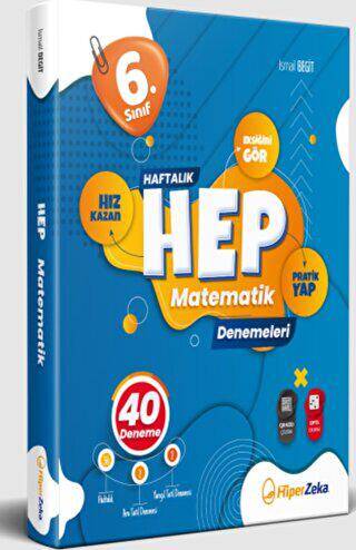 6. Sınıf Haftalık Hep Matematik 40 Deneme - 1