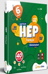 6. Sınıf Haftalık Hep Türkçe 40 Deneme - 1