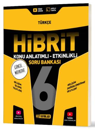 6. Sınıf Hibrit Türkçe Soru Bankası - 1