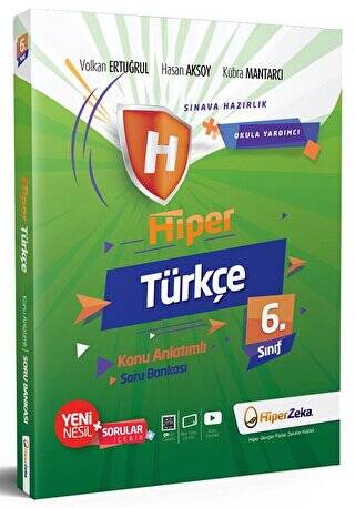 6. Sınıf Hiper Türkçe Konu Anlatımlı Soru Bankası - 1